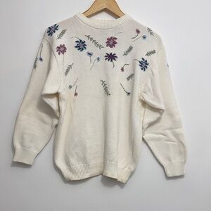 Northern Reflections Cream Floral Sweater